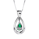 K18WG Emerald PN