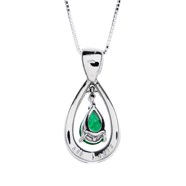 K18WG Emerald PN
