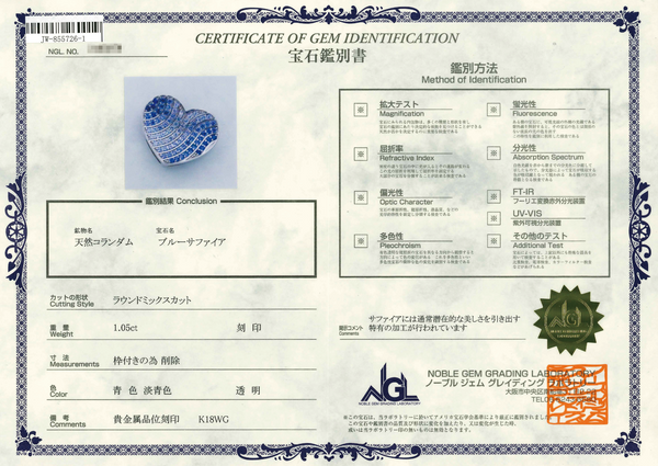 K18WG Sapphire PN