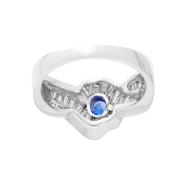 Pt900 Sapphire R