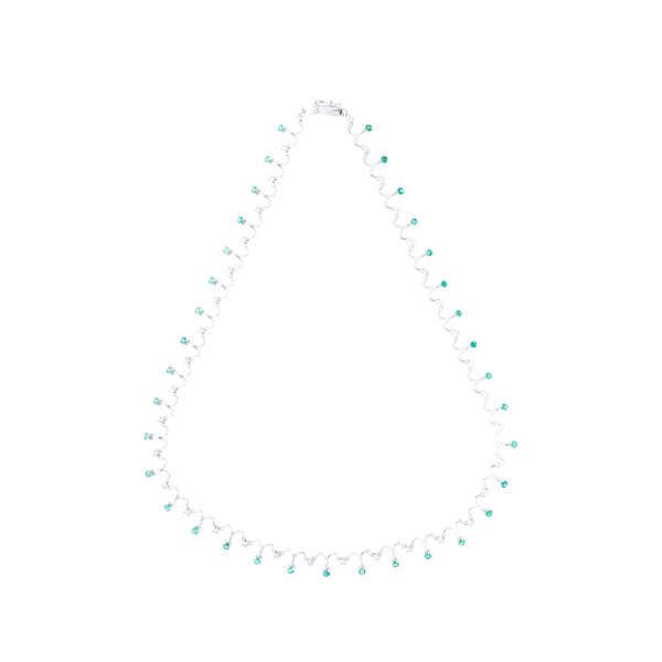 K18WG Emerald N