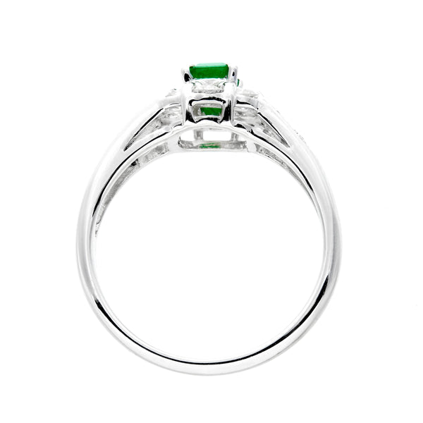 K18WG Emerald R