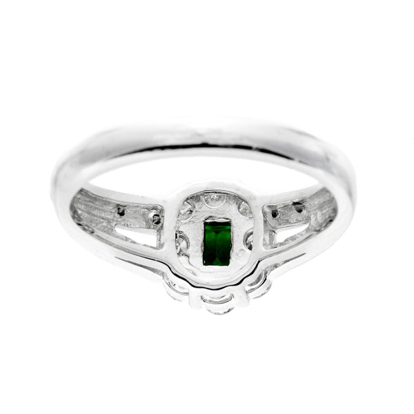 K18WG Emerald R