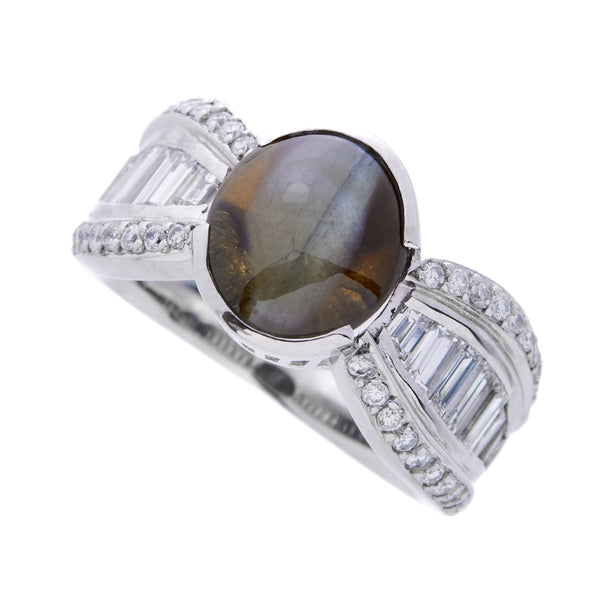 Pt900 Cat's Eye R