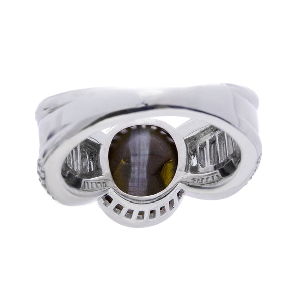 Pt900 Cat's Eye R