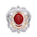 Pt950/K18 Corallium rubrum R