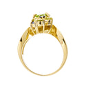 K18Pt900 Peridot R