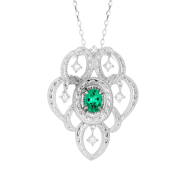 Pt900 Emerald PN