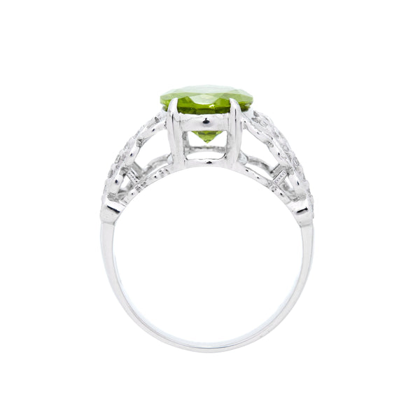 K18WG Peridot R