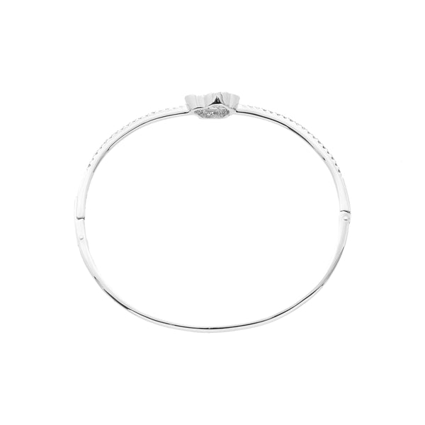 K18WG Diamond Bangle