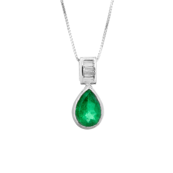 K18WG Emerald PN