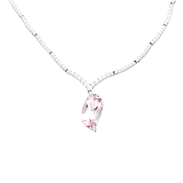 K18WG Morganite N