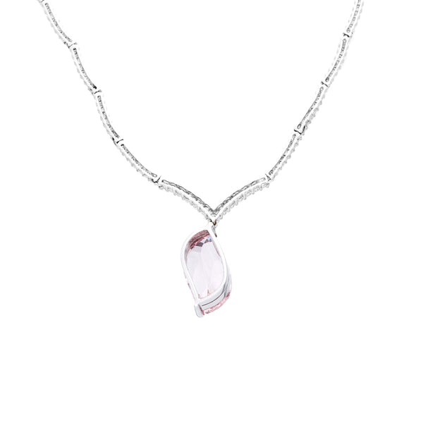 K18WG Morganite N