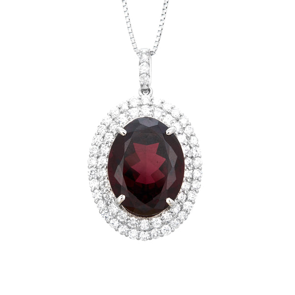 Pt950 Garnet PN
