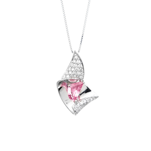 K18WG Pink Sapphire PN