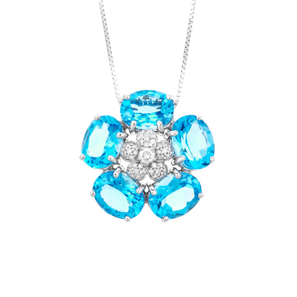 K18WG Blue Topaz PN