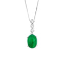K18WG Emerald PN