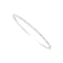 K18WG Diamond Bangle