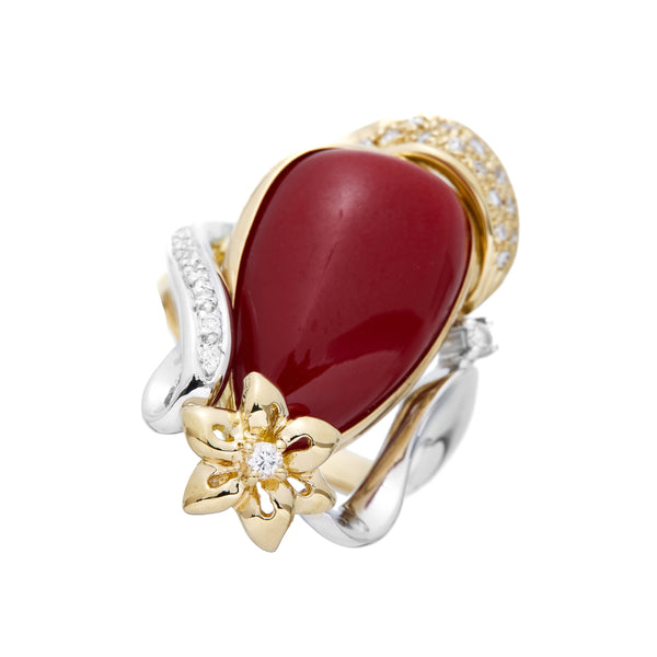 K18Pt Corallium rubrum R