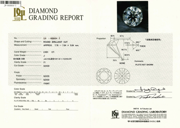 Pt900 Diamond PN