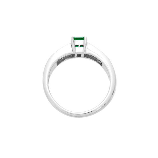 Pt900 Emerald R