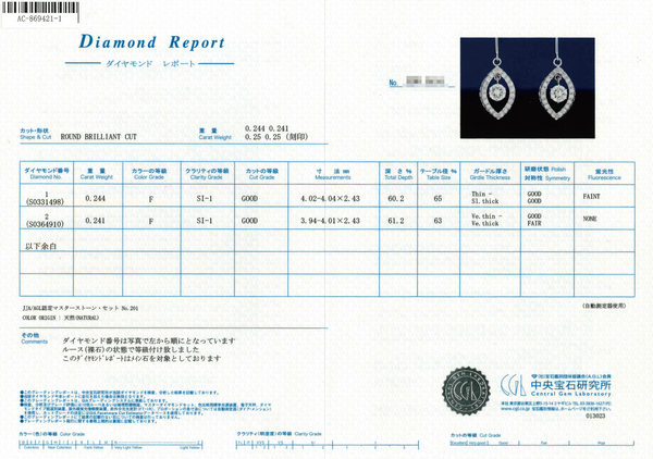 Pt900 Diamond Ps