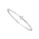 K18WG Diamond Bangle