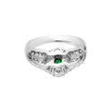 Pt900 Emerald R