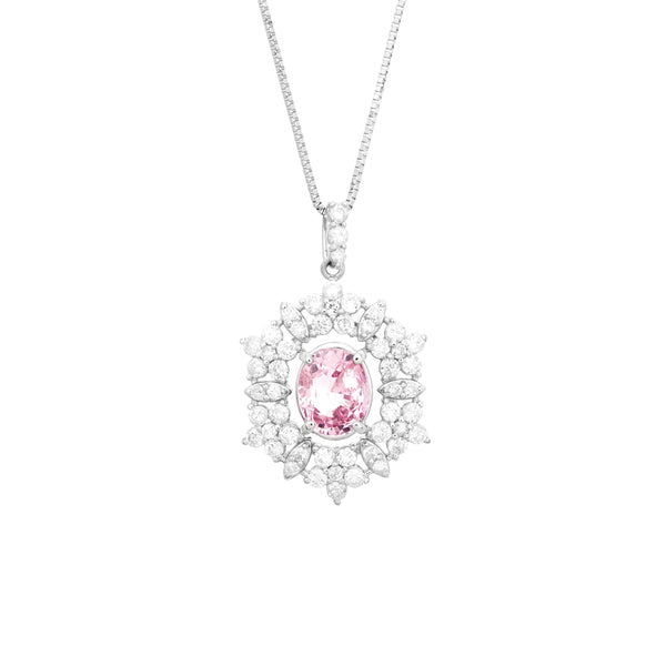 Pt950 Padparadscha S PN