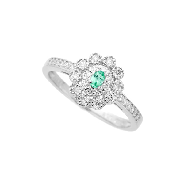 Pt900 Paraiba Tourmaline R