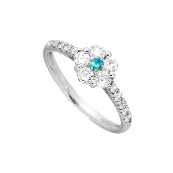 Pt950 Paraiba Tourmaline R