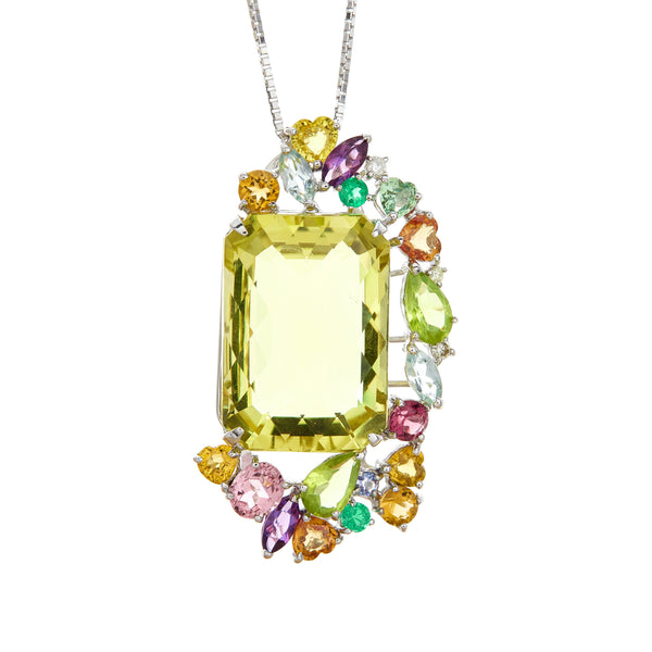 K18WG Yellow Quartz PN