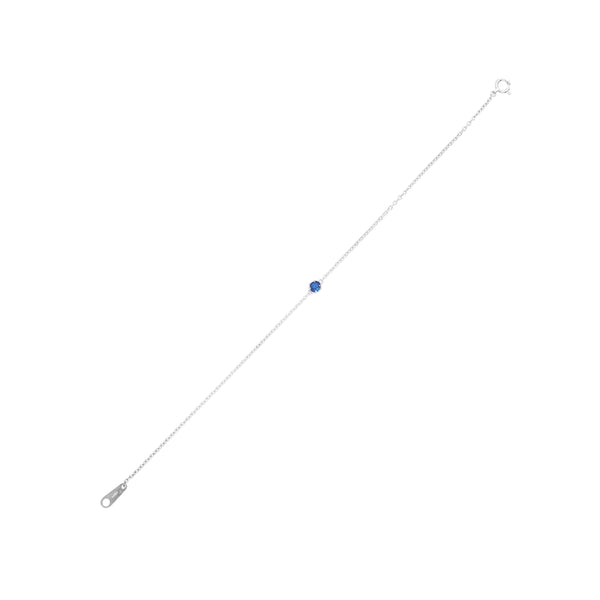 K18WG Sapphire BL