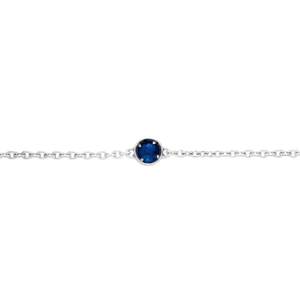 K18WG Sapphire BL
