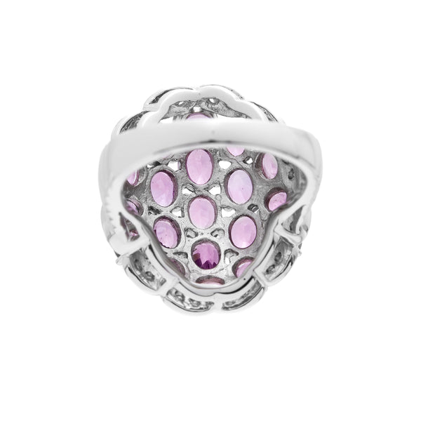 Pt900 Purple Sapphire R