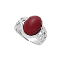 Pt950 Corallium rubrum R