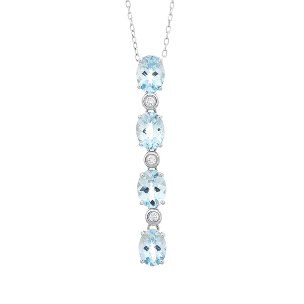 K18WG Aquamarine PN
