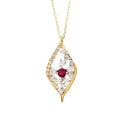 K18/Pt950 Ruby PN