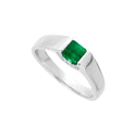 Pt900 Emerald R