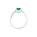 Pt900 Emerald R
