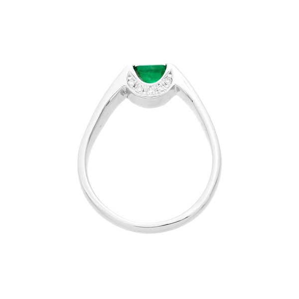 Pt900 Emerald R