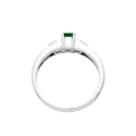 Pt900 Emerald R