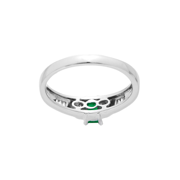 Pt900 Emerald R