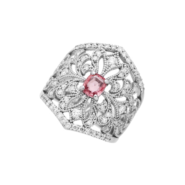 K18WG Padparadscha S R