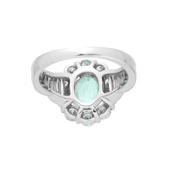Pt900 Paraiba Tourmaline R