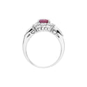 Pt900 Pink Sapphire R