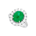 Pt950 Emerald R