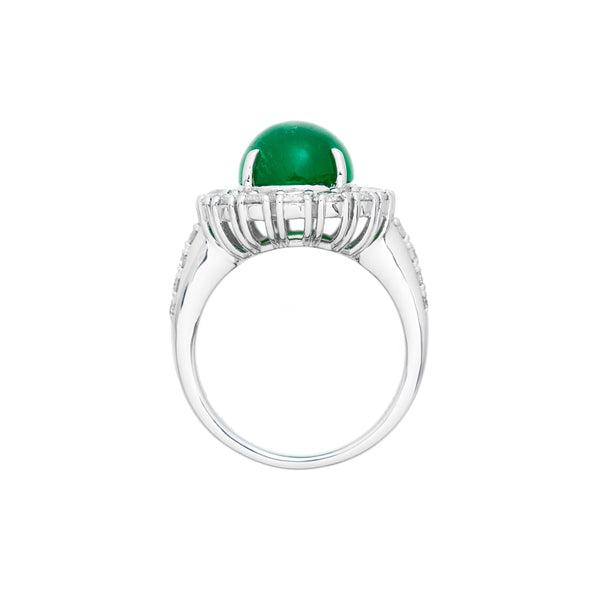 Pt950 Emerald R