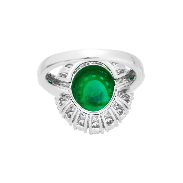 Pt950 Emerald R