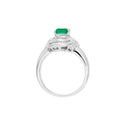 Pt900 Emerald R